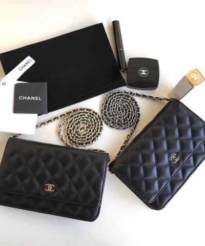 Сумка Ch*nel WOC Wallet On Chain Black